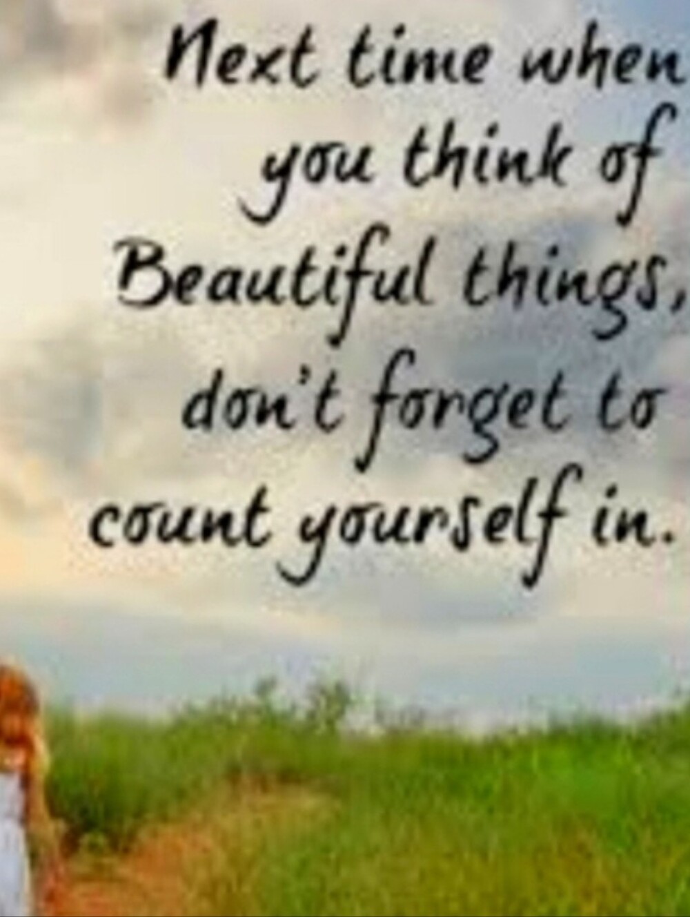 See the beauty in yourself so you may see the beauty in others (Not for sale)